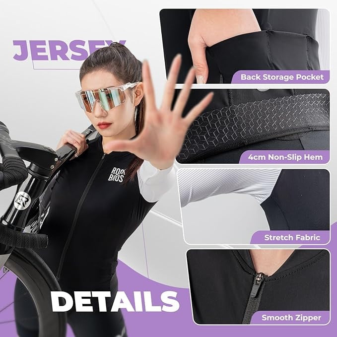 ROCKBROS tricou de ciclism tricou de ciclism cu mânecă scurtă pentru femei jachetă de vară tricou de ciclism tricou de ciclism de drum cu 3 buzunare la spate îmbrăcăminte ciclism MTB respirabilă