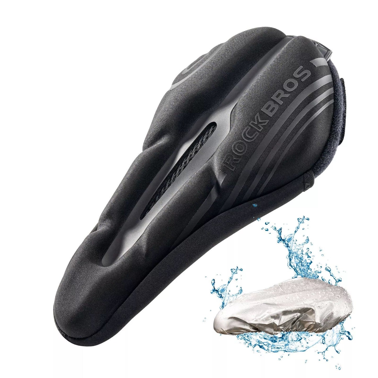 ROCKBROS husa șa de bicicletă husa șa gel cu husă de ploaie unisex