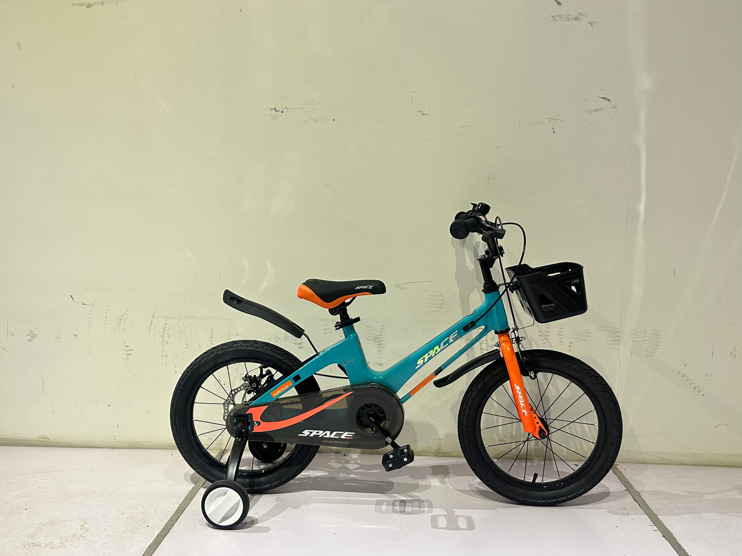 Bicicleta pentru copii SKYS de la 3 la 9 ani 14/16/18 inch albastru portocaliu