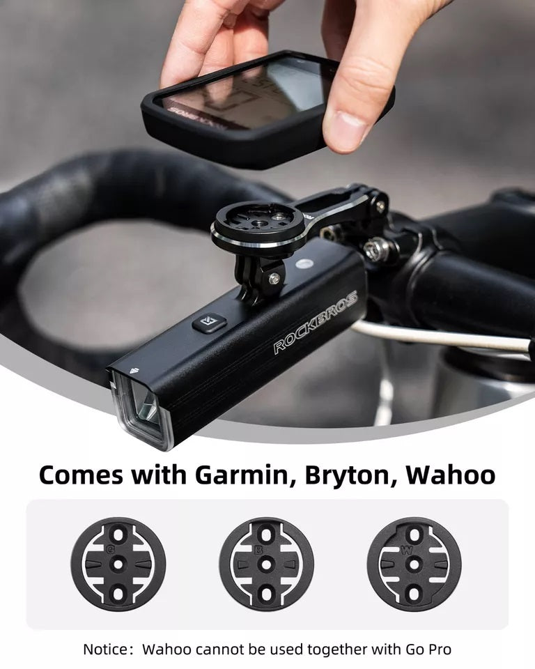 Suport ROCKBROS pentru computer de biciclete pentru Suport ghidon GPS Garmin Bryton Wahoo din aluminiu