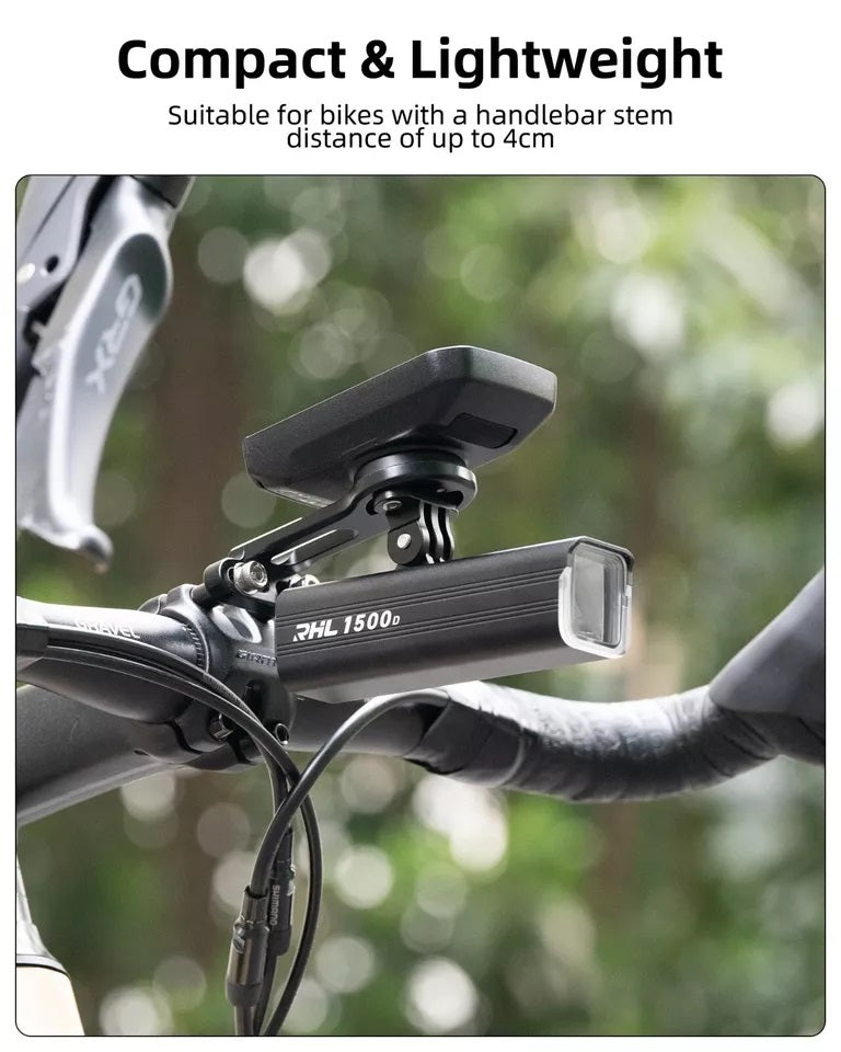 Suport ROCKBROS pentru computer de biciclete pentru Suport ghidon GPS Garmin Bryton Wahoo din aluminiu