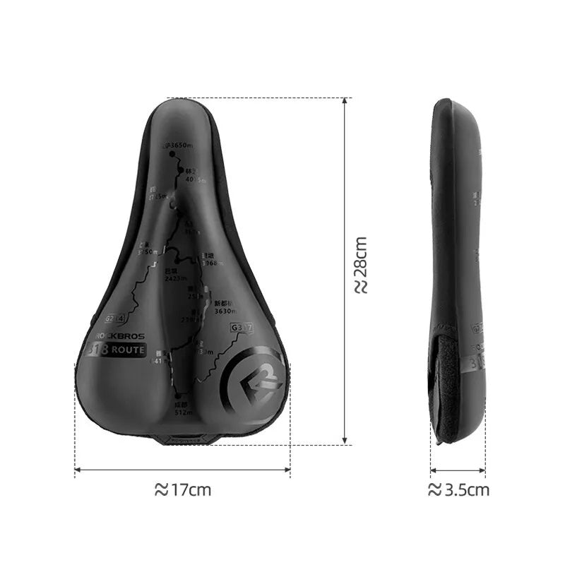 ROCKBROS husă șa bicicletă șa gel husă respirabilă pentru șa bicicletă