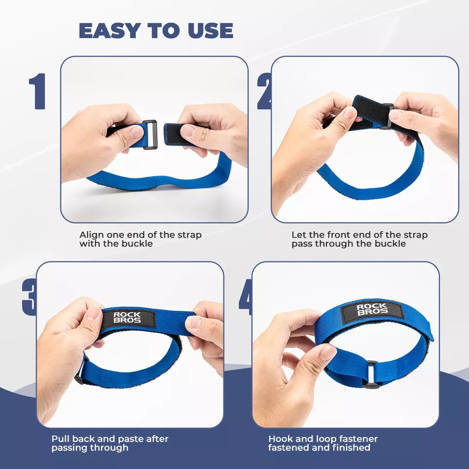 ROCKBROS curea de prindere cu velcro curea de fixare curele de prindere pentru biciclete de 49,8 cm