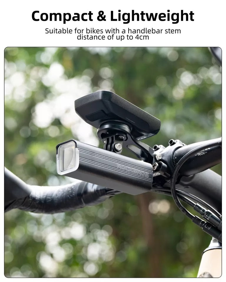 Suport ROCKBROS pentru computer de biciclete pentru Suport ghidon GPS Garmin Bryton Wahoo din aluminiu