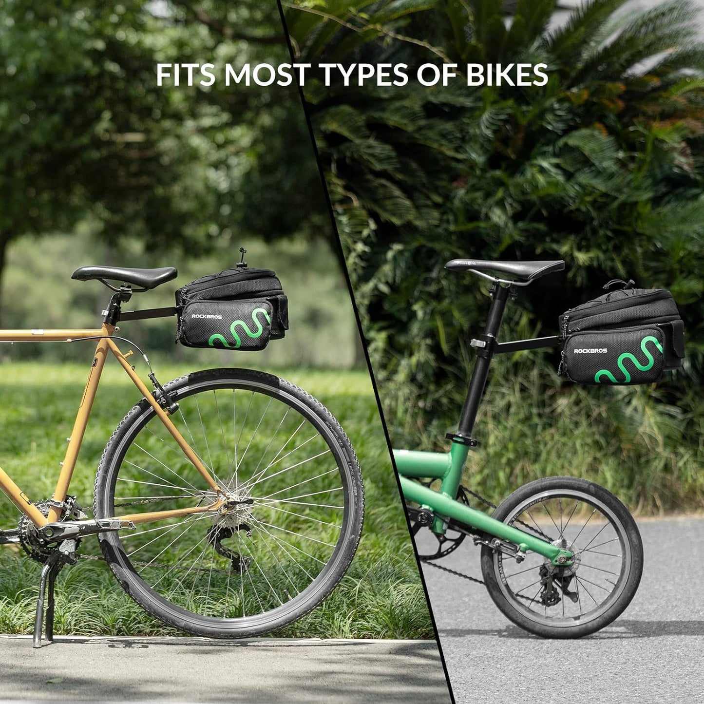 ROCKBROS geantă geantă şa bicicletă cu eliberare rapidă extensibilă 6/8L
