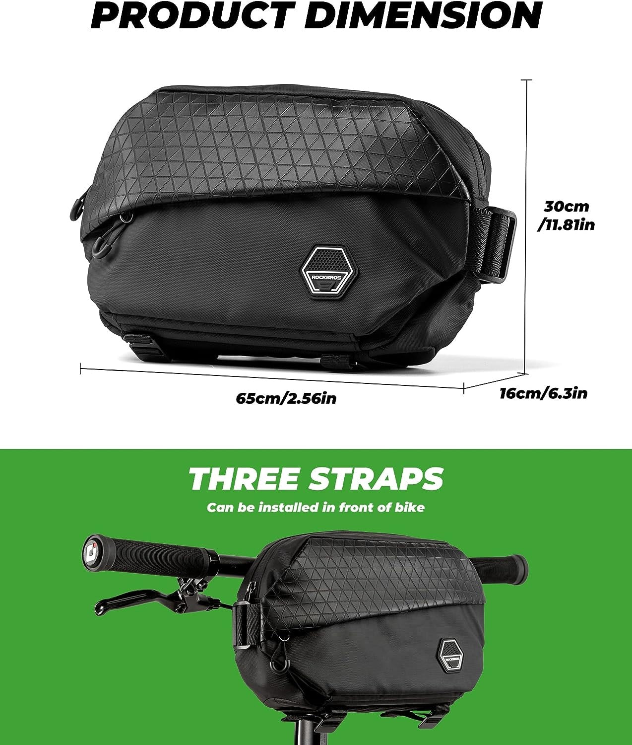 ROCKBROS geanta de ghidon biciclete multifunctionala motocicleta