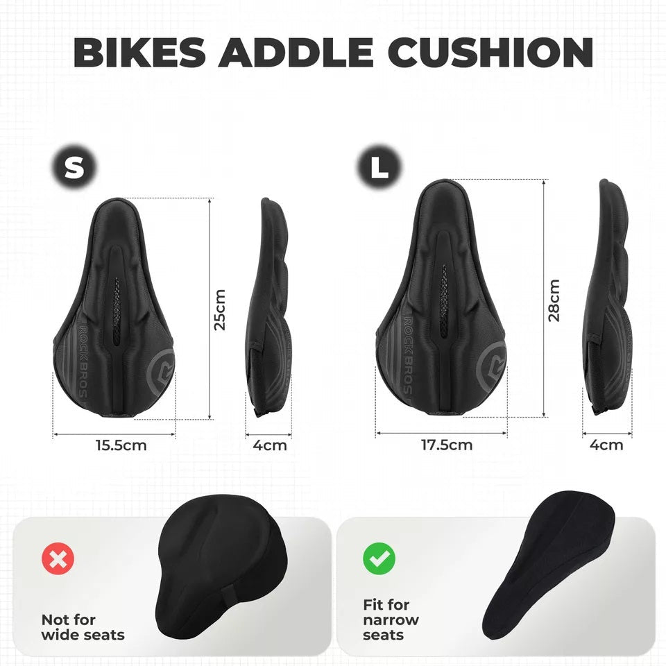 ROCKBROS husa șa de bicicletă husa șa gel cu husă de ploaie unisex