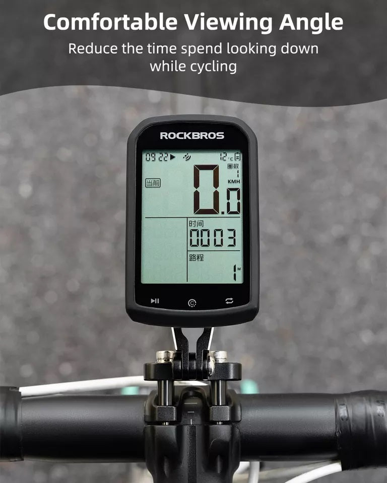 Suport ROCKBROS pentru computer de biciclete pentru Suport ghidon GPS Garmin Bryton Wahoo din aluminiu