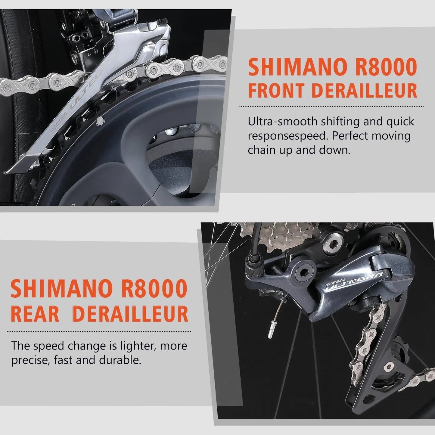 RINOS Bicicleta Gravel Carbon Sandman5.0 Shimano R8000 Ultegra