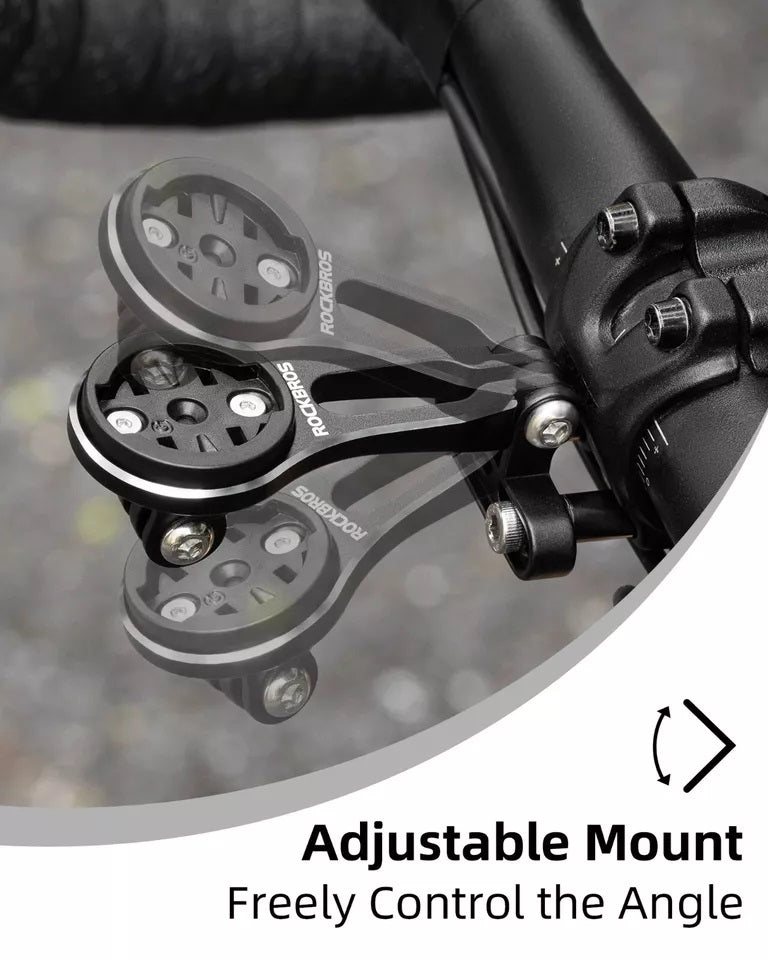 Suport ROCKBROS pentru computer de biciclete pentru Suport ghidon GPS Garmin Bryton Wahoo din aluminiu