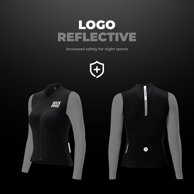 ROCKBROS tricou de ciclism tricou de ciclism cu mânecă lungă pentru femei jachetă de vară tricou de ciclism tricou de ciclism de drum cu 3 buzunare la spate îmbrăcăminte ciclism MTB respirabilă