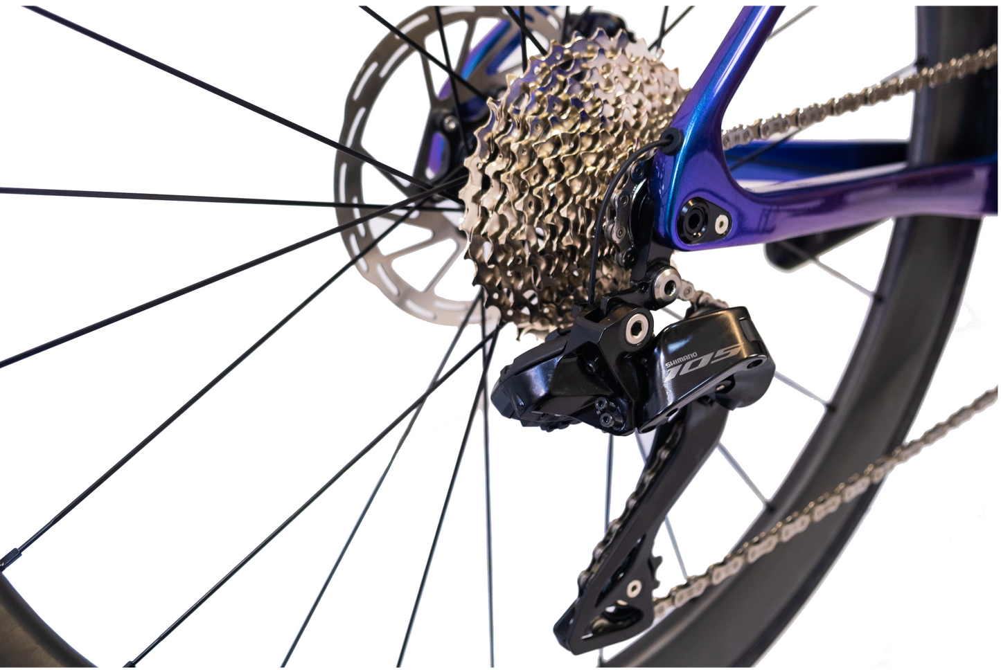 RINOS Bicicletă de Șosea Carbon Odin 6.1 Shimano 105 Di2, 24 viteze