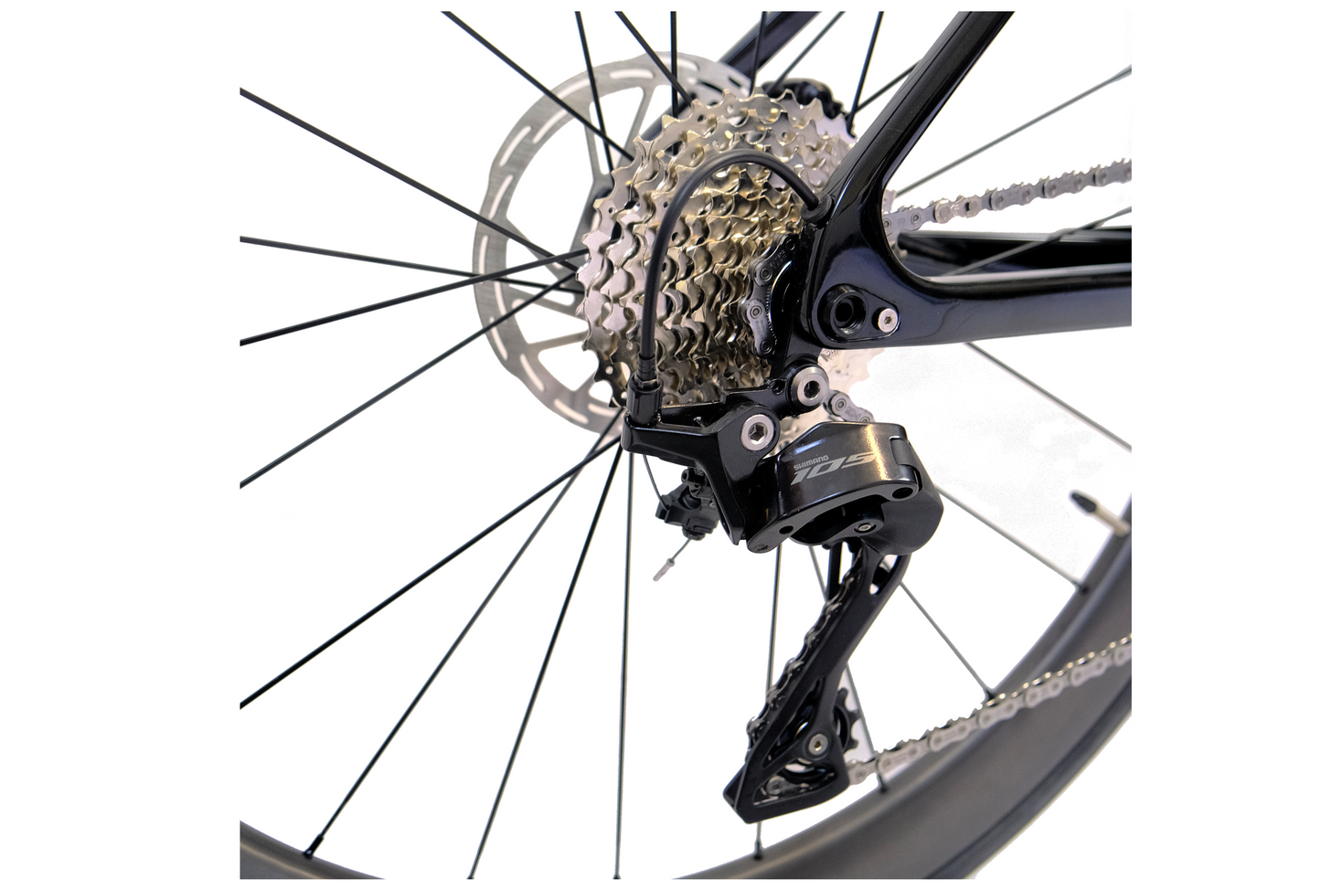 RINOS Bicicletă de șosea complet din carbon Odin 4.1 Shimano 105 ST-R7120 24 viteze