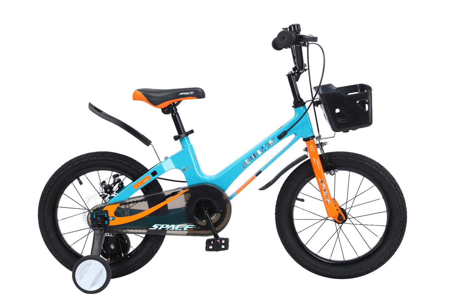 Bicicleta pentru copii SKYS de la 3 la 9 ani 14/16/18 inch albastru portocaliu