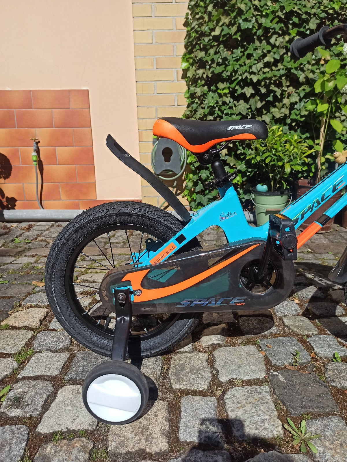 Bicicleta pentru copii SKYS de la 3 la 9 ani 14/16/18 inch albastru portocaliu