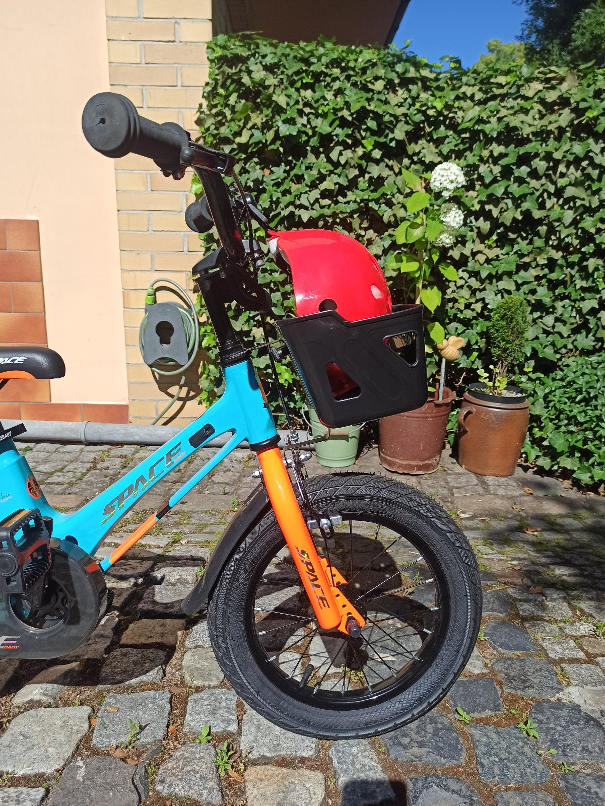 Bicicleta pentru copii SKYS de la 3 la 9 ani 14/16/18 inch albastru portocaliu