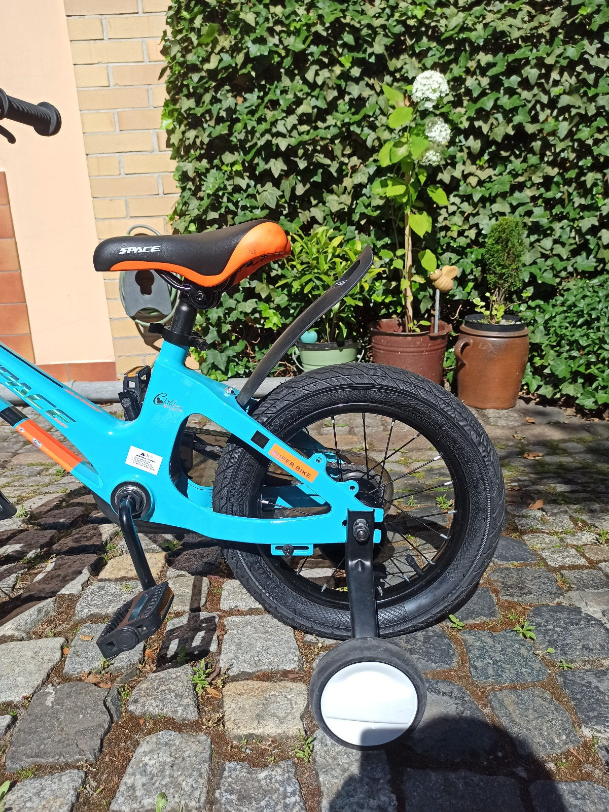 Bicicleta pentru copii SKYS de la 3 la 9 ani 14/16/18 inch albastru portocaliu
