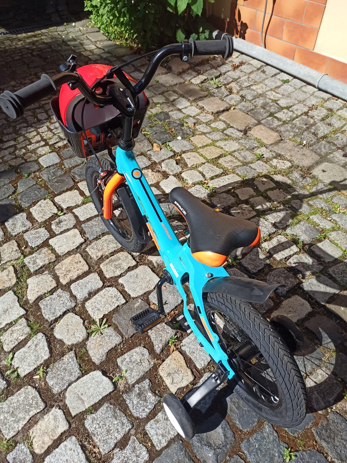 Bicicleta pentru copii SKYS de la 3 la 9 ani 14/16/18 inch albastru portocaliu