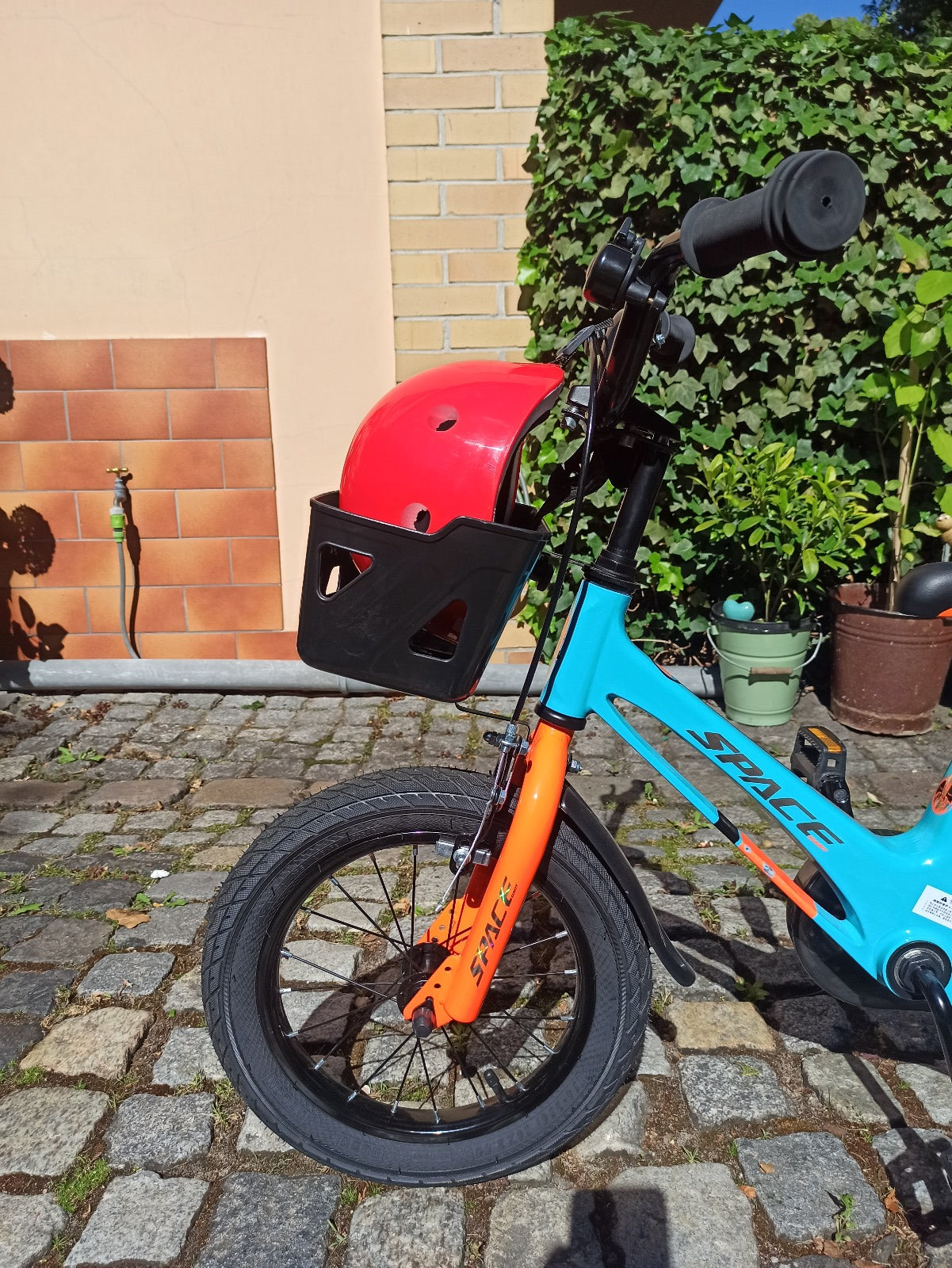 Bicicleta pentru copii SKYS de la 3 la 9 ani 14/16/18 inch albastru portocaliu