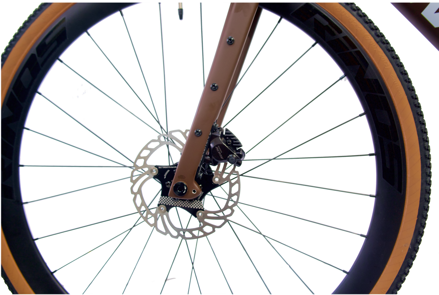 RINOS Gravel din Carbon Sandman8.0 Shimano 105 Di2 Cafea