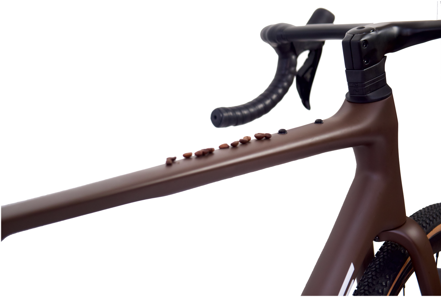 RINOS Gravel din Carbon Sandman8.0 Shimano 105 Di2 Cafea