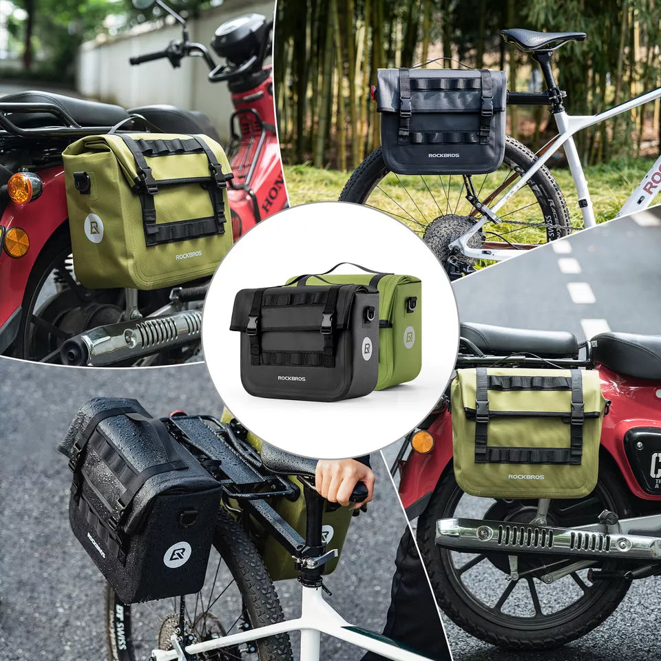 ROCKBROS geanta bagaj pentru bicicleta/motocicleta 600D 9-15L hidrofuga