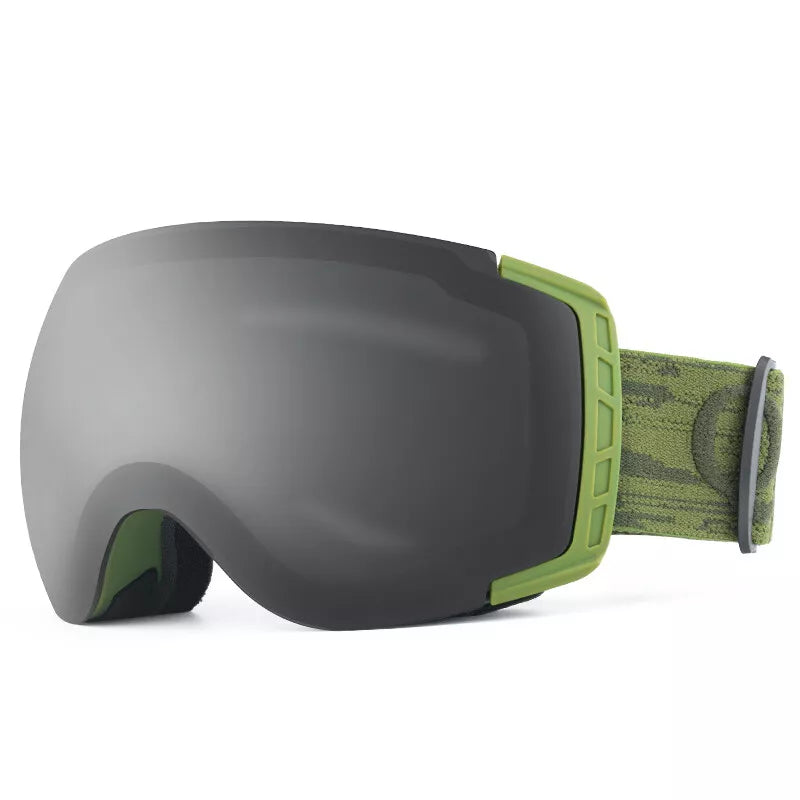 Ochelari de schi Qunature, ochelari de snowboard, anti-aburi UV400 femei/bărbați pentru purtători de ochelari