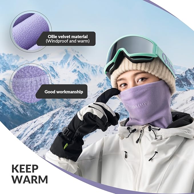 Balaclava Qunature Balaclava Căldură de Iarnă Balaclava Termică Rezistent la vânt Mască de schi pentru activități în aer liber, cum ar fi Ciclism Motociclism Snowboard Schi Încălzitor pentru gât pentru femei/Bărbați Unisex