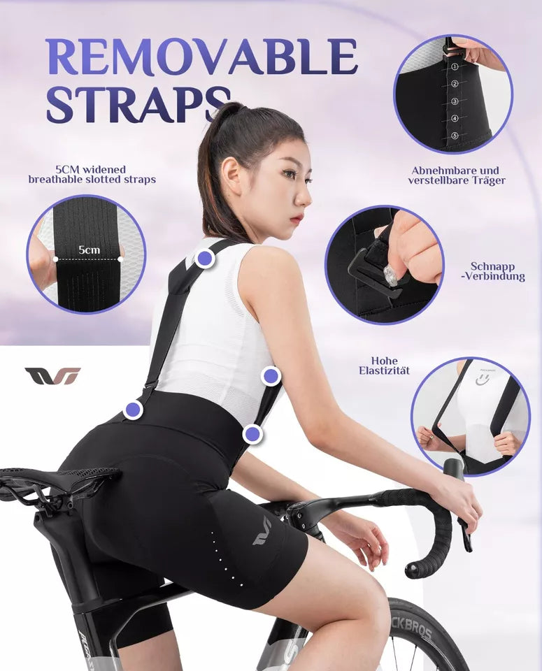 Pantaloni scurți pentru bicicletă ROCKBROS pantaloni scurți pentru bicicletă damă pantaloni scurți pentru ciclism căptușiți