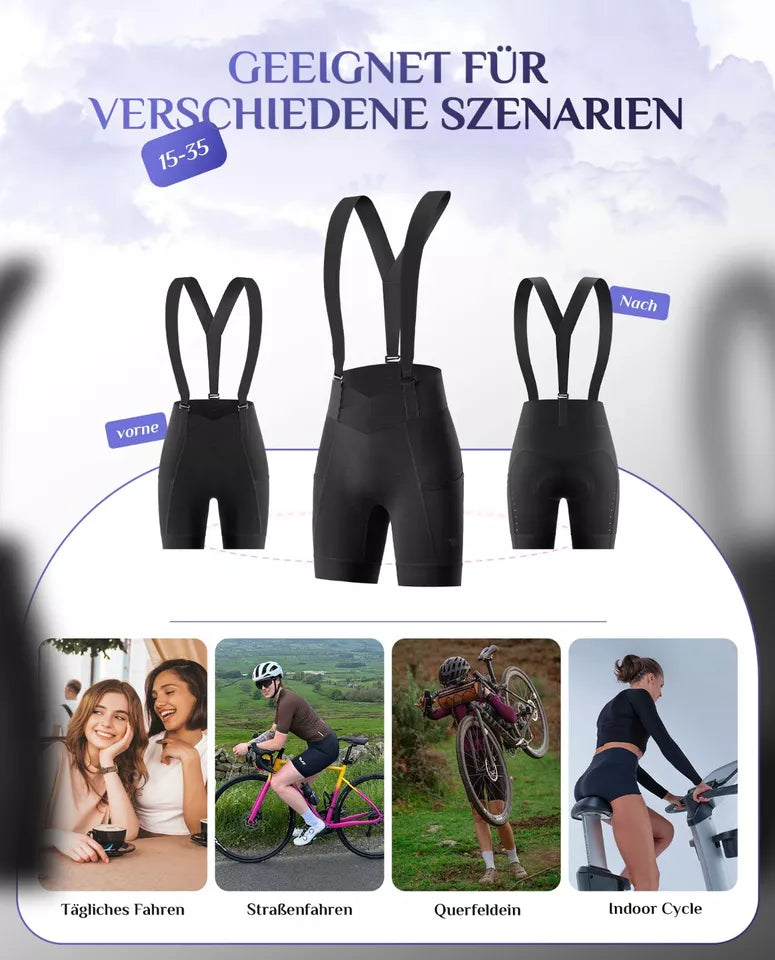 Pantaloni scurți pentru bicicletă ROCKBROS pantaloni scurți pentru bicicletă damă pantaloni scurți pentru ciclism căptușiți