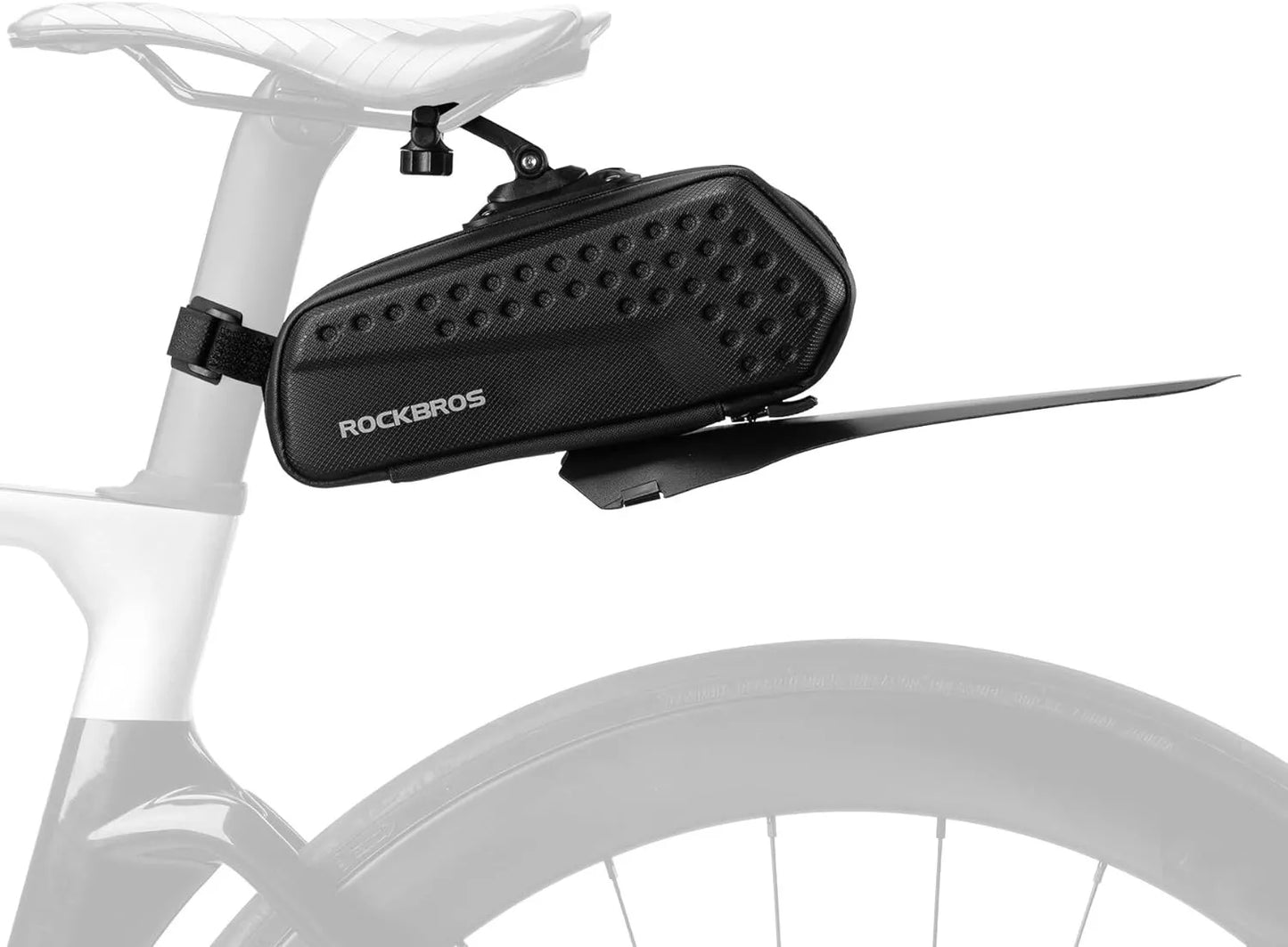 Geantă de șa ROCKBROS Geantă de bicicletă cu apărător de noroi și eliberare rapidă