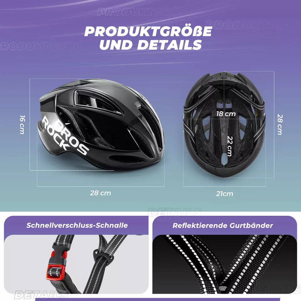 Casca de bicicleta ROCKBROS Casca de bicicleta de drum 58-62CM unisex adulti pentru casca de bicicleta de drum MTB