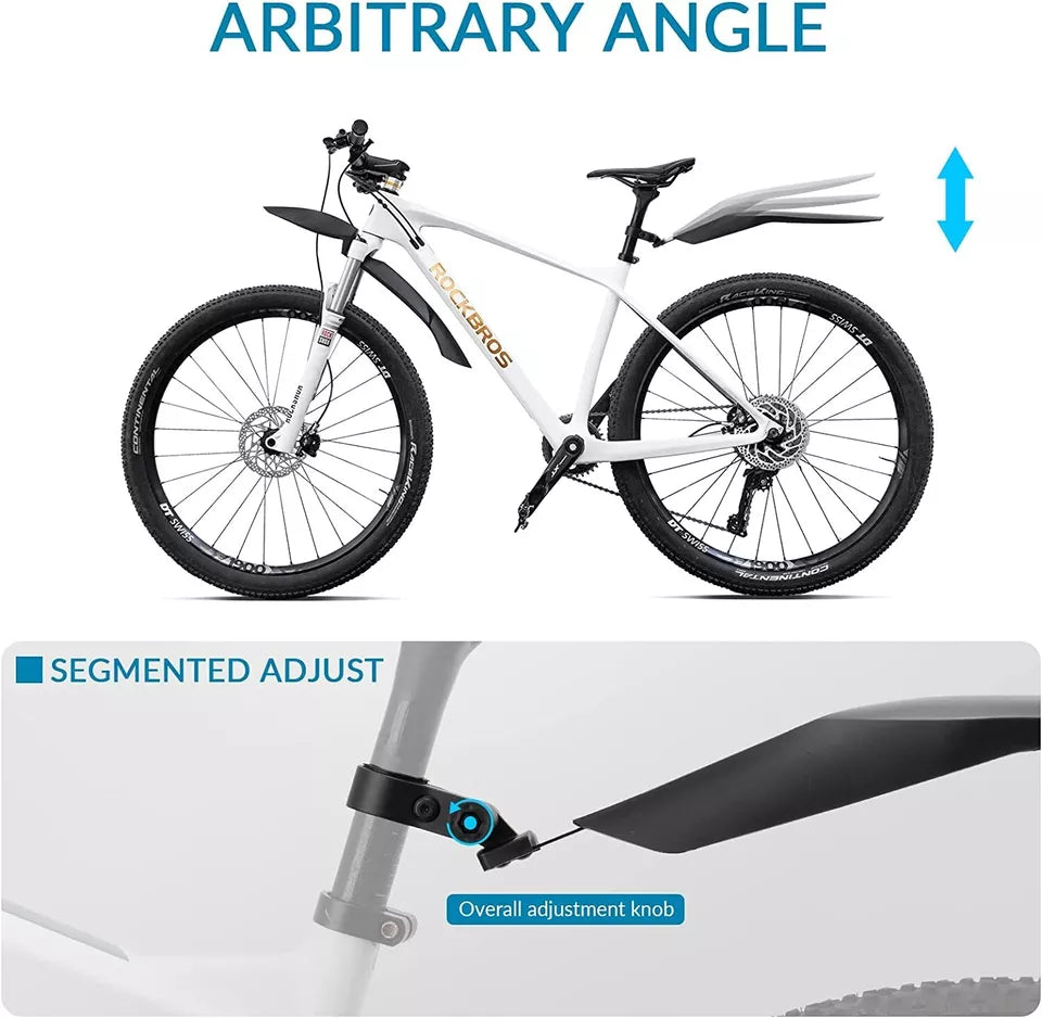 Set apărători de noroi pentru bicicletă ROCKBROS față + spate pentru MTB 22-24 inch