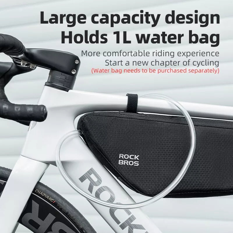 ROCKBROS geanta biciclete geanta cadru geanta triunghiulara detasabila pentru MTB 2.9L