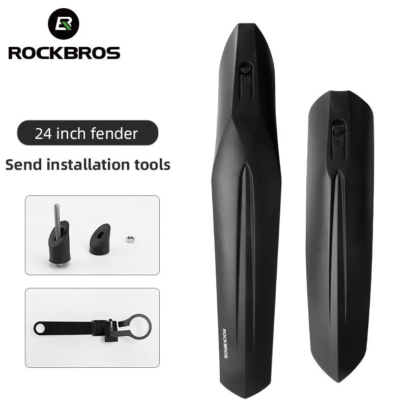 Set apărători de noroi pentru bicicletă ROCKBROS față + spate pentru MTB 22-24 inch