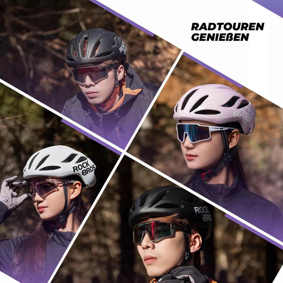 Casca de bicicleta ROCKBROS Casca de bicicleta de drum 58-62CM unisex adulti pentru casca de bicicleta de drum MTB