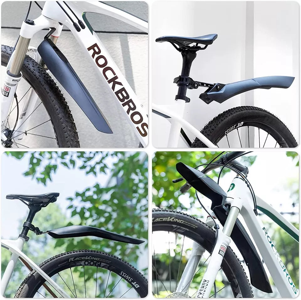 Set apărători de noroi pentru bicicletă ROCKBROS față + spate pentru MTB 22-24 inch