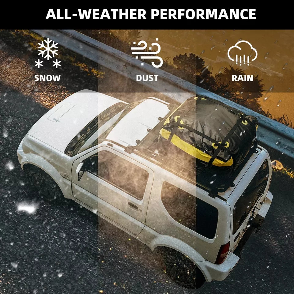 ROCKBROS 300L geantă de acoperiș auto geantă de bagaje auto impermeabilă cutie de acoperiș pliabilă din PVC