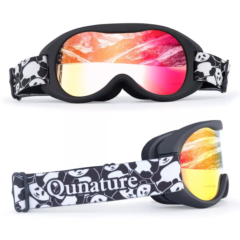 Ochelari de schi Qunature, ochelari de snowboard pentru copii si adulti care poarta ochelari, anti-aburire