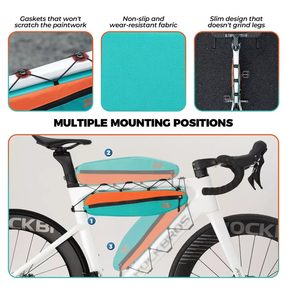 ROCKBROS geanta biciclete cadru geanta tub oblic