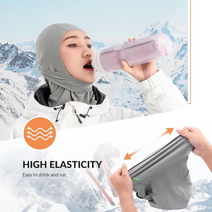 Balaclava Qunature Balaclava Masca de schi iarna Masca de fata rezistenta la vant, respirabila M/L pentru sporturi in aer liber Schi Ciclism Snowboard Motociclism Femei/Barbati