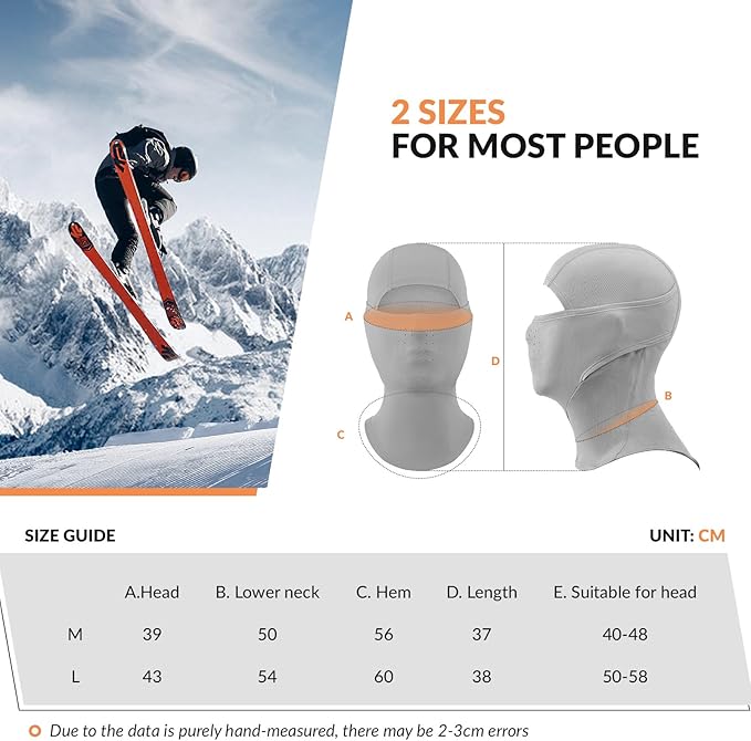 Balaclava Qunature Balaclava Masca de schi iarna Masca de fata rezistenta la vant, respirabila M/L pentru sporturi in aer liber Schi Ciclism Snowboard Motociclism Femei/Barbati