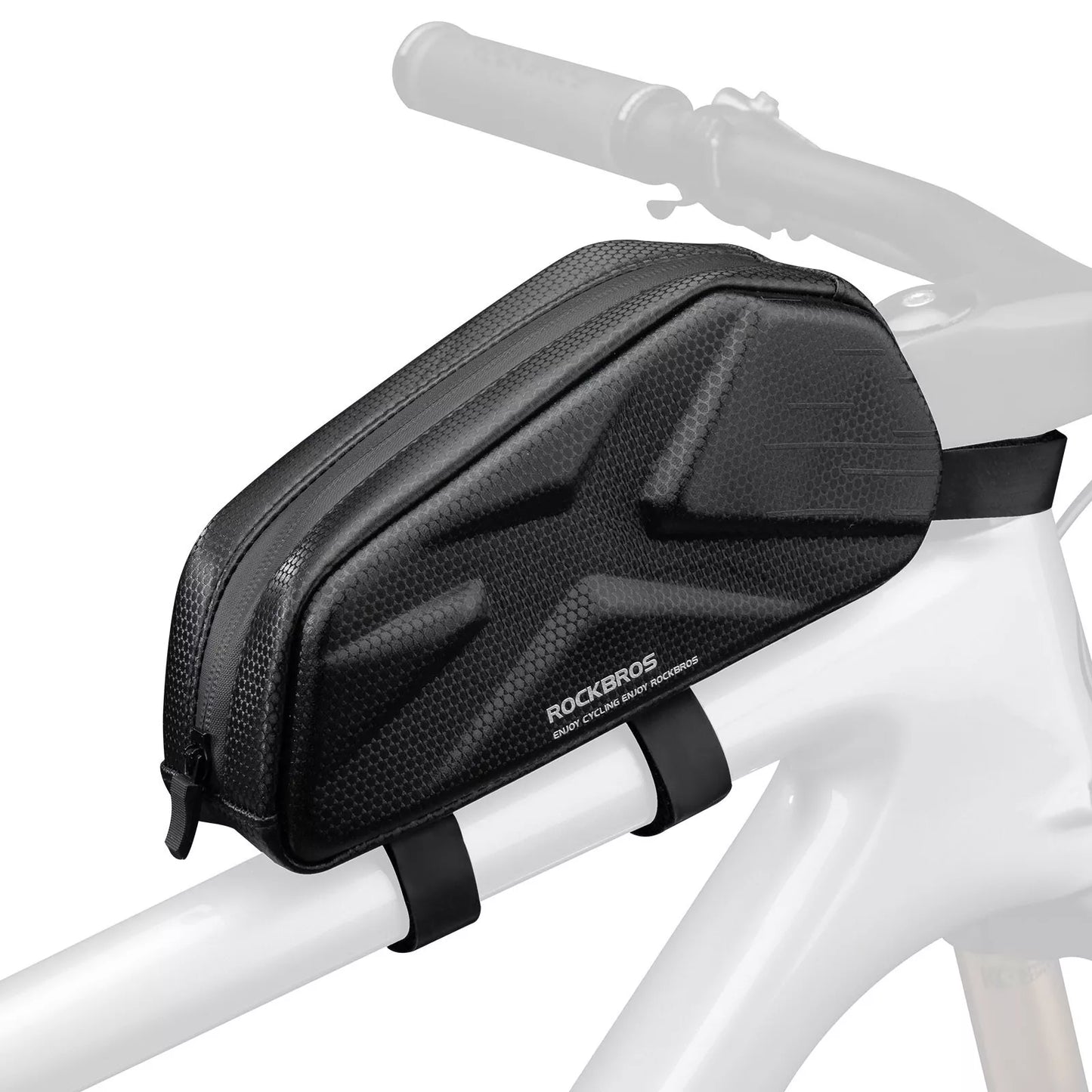 Geantă pentru cadru ROCKBROS de 1,4 L Geantă de bicicletă pentru rame de bicicletă rezistentă la apă până la 6,8 inci