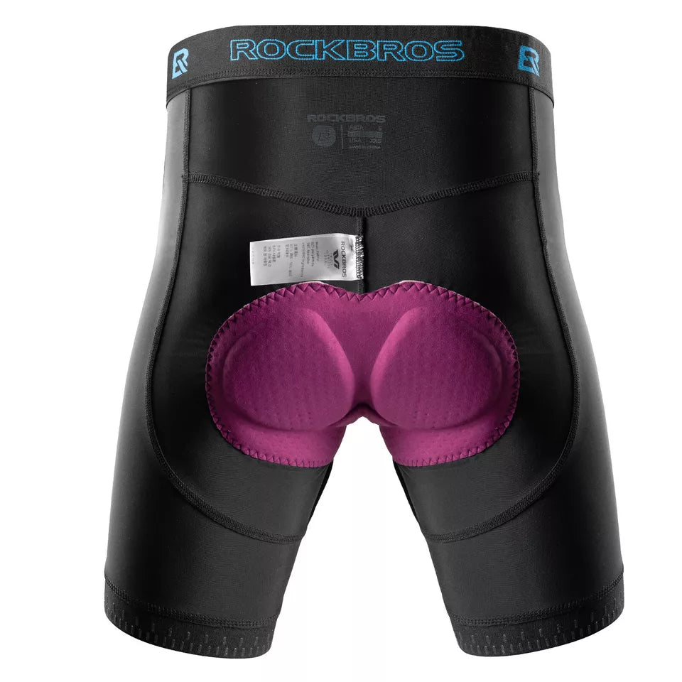 Pantaloni scurți de ciclism rutier de damă ROCKBROS, pantaloni scurți de ciclism căptușiți pentru bicicletă