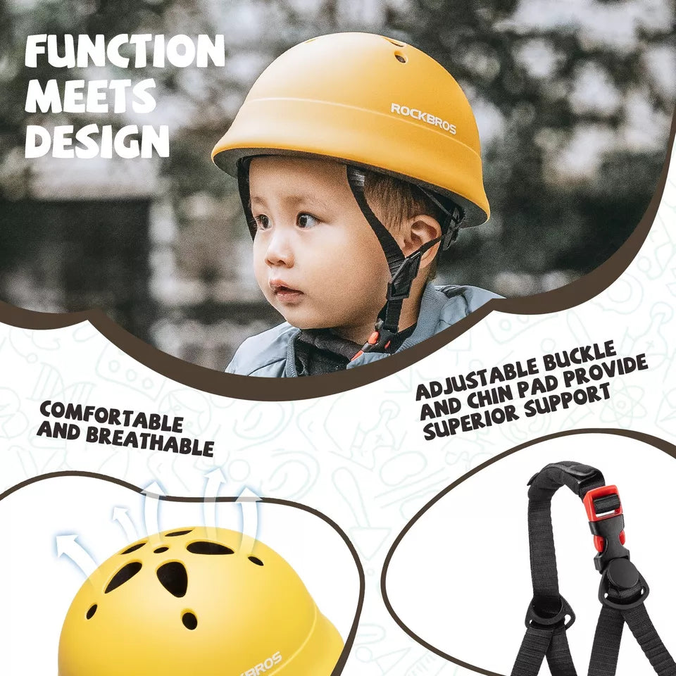 Casca de bicicleta pentru copii ROCKBROS, casca de protectie, casca sport pentru tineret, casca copii pentru 48-52 cm