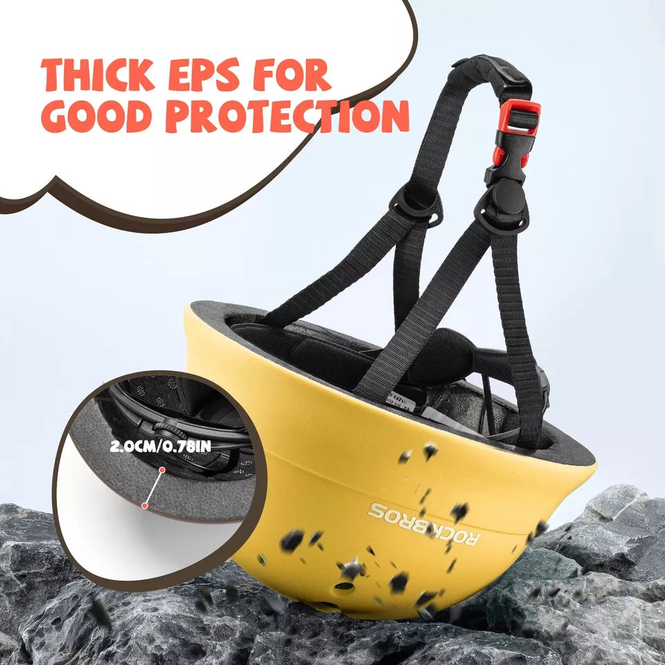 Casca de bicicleta pentru copii ROCKBROS, casca de protectie, casca sport pentru tineret, casca copii pentru 48-52 cm