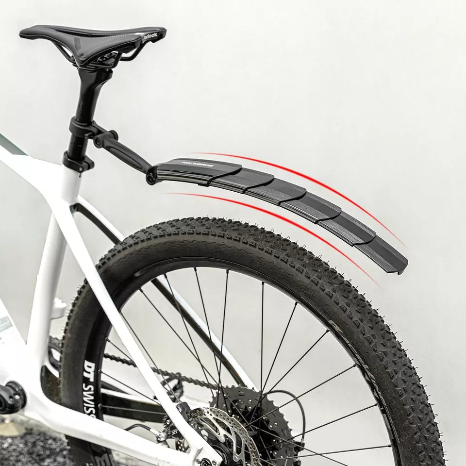 Set apărători de noroi pentru bicicletă ROCKBROS față + spate pentru 24-29 inch, retractabil și reglabil