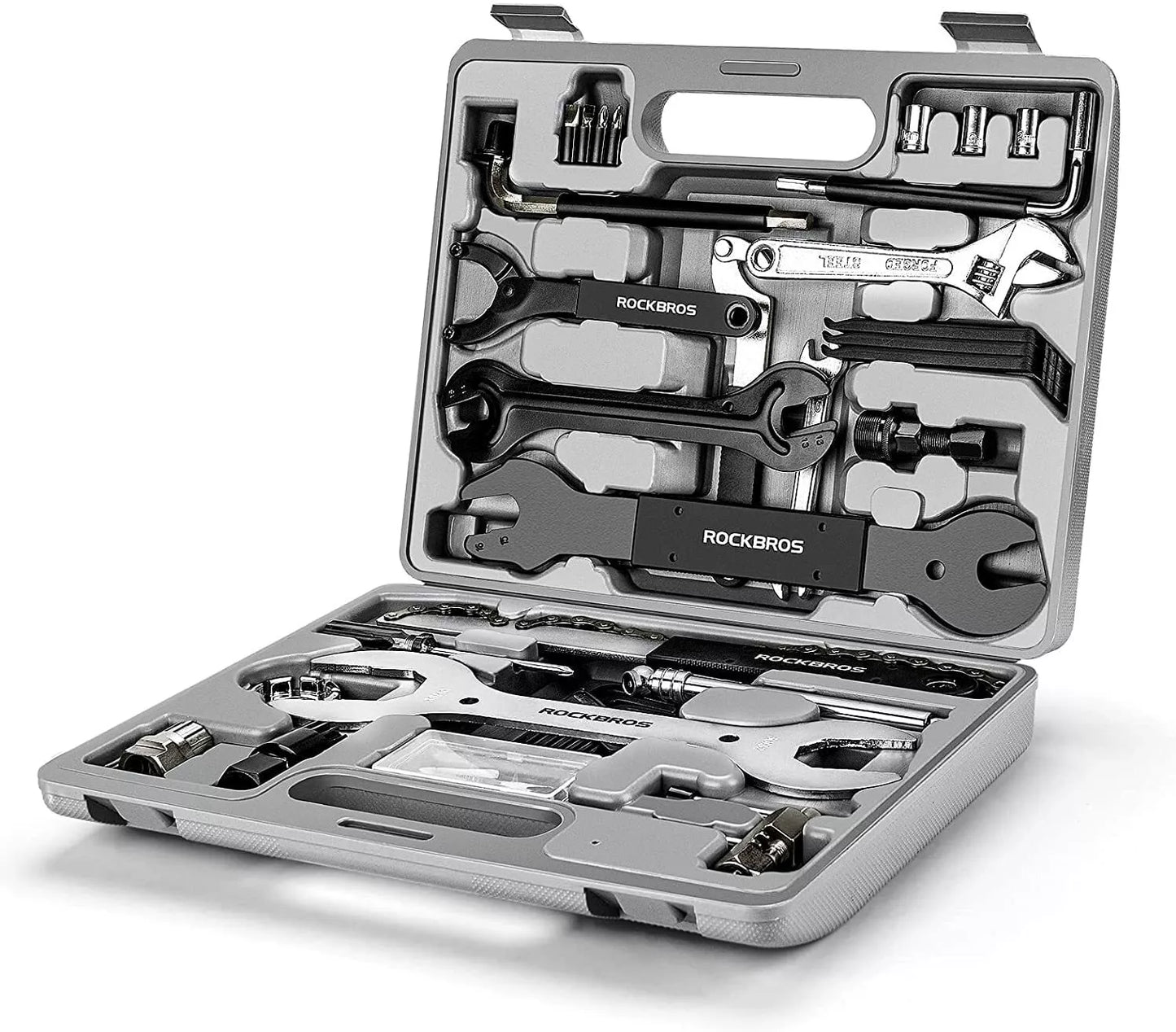 Set cutie de scule multifuncționale pentru repararea bicicletei ROCKBROS 44 în 1