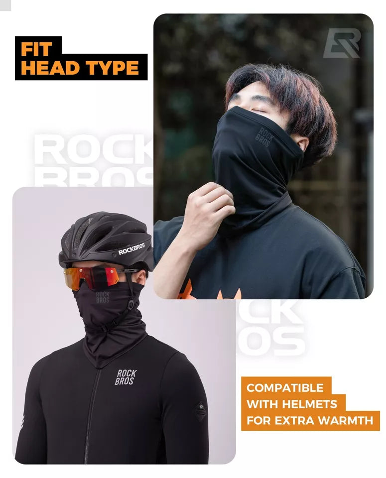 ROCKBROS Half Balaclava Winter Warm Tube Fular Incalzitoare pentru gat Outdoor Unisex