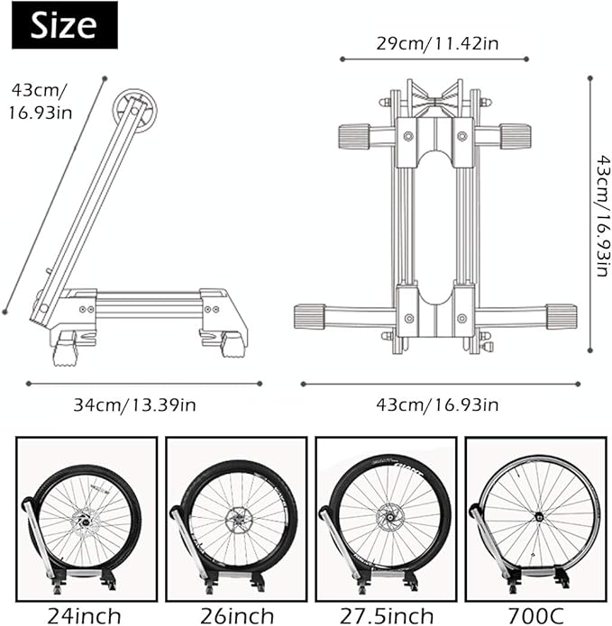 ROCKBROS suport pentru biciclete suport pentru roata spate suport expozitie suport pentru biciclete pliabil din aluminiu